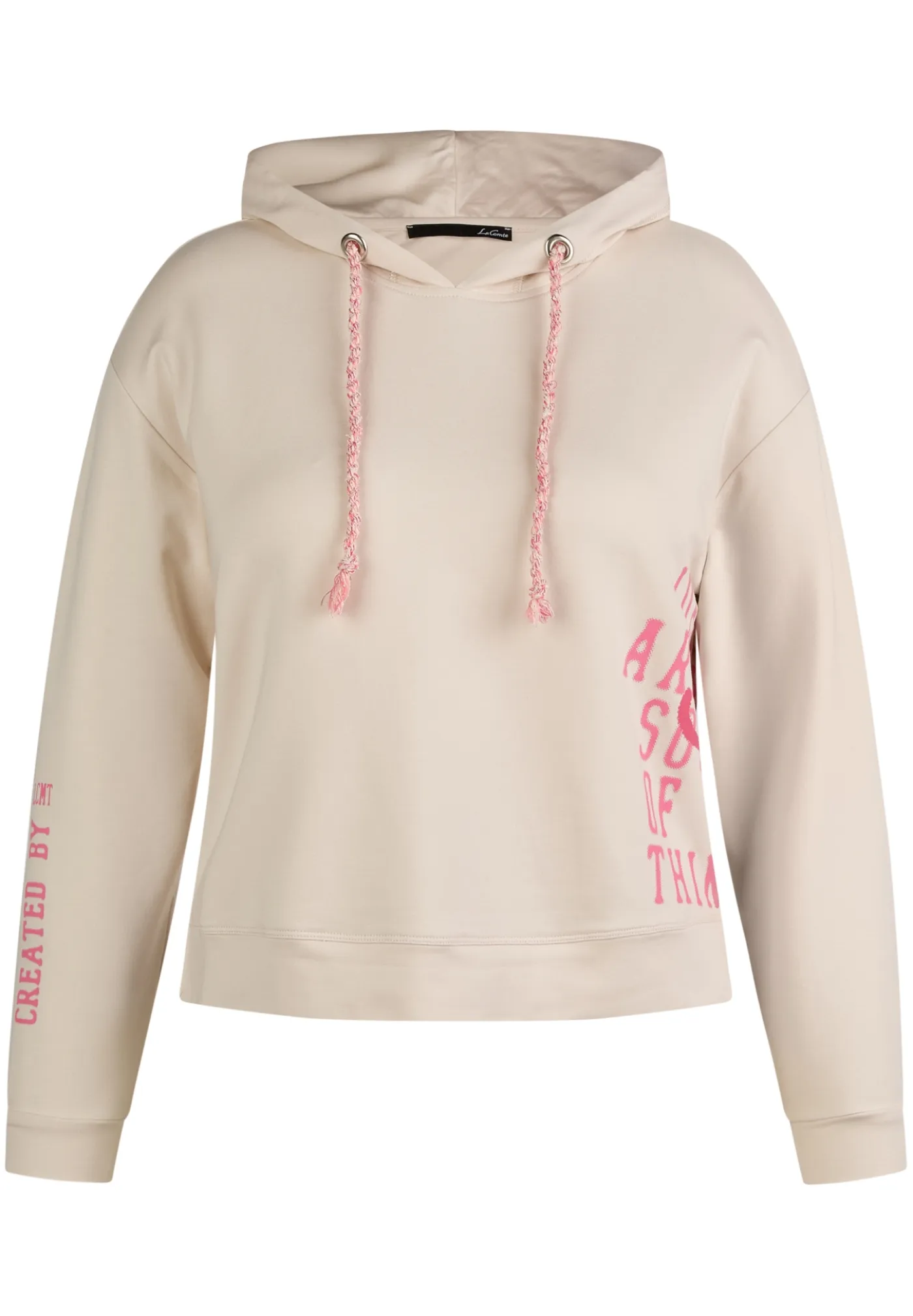 Hoodie mit stylischem Schriftzug und gemütlicher Kapuze