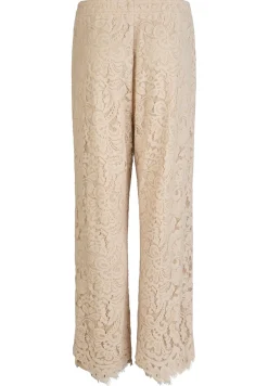 Hose mit floraler Spitze