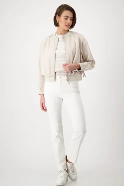 Jacke mit doppeltem Saum