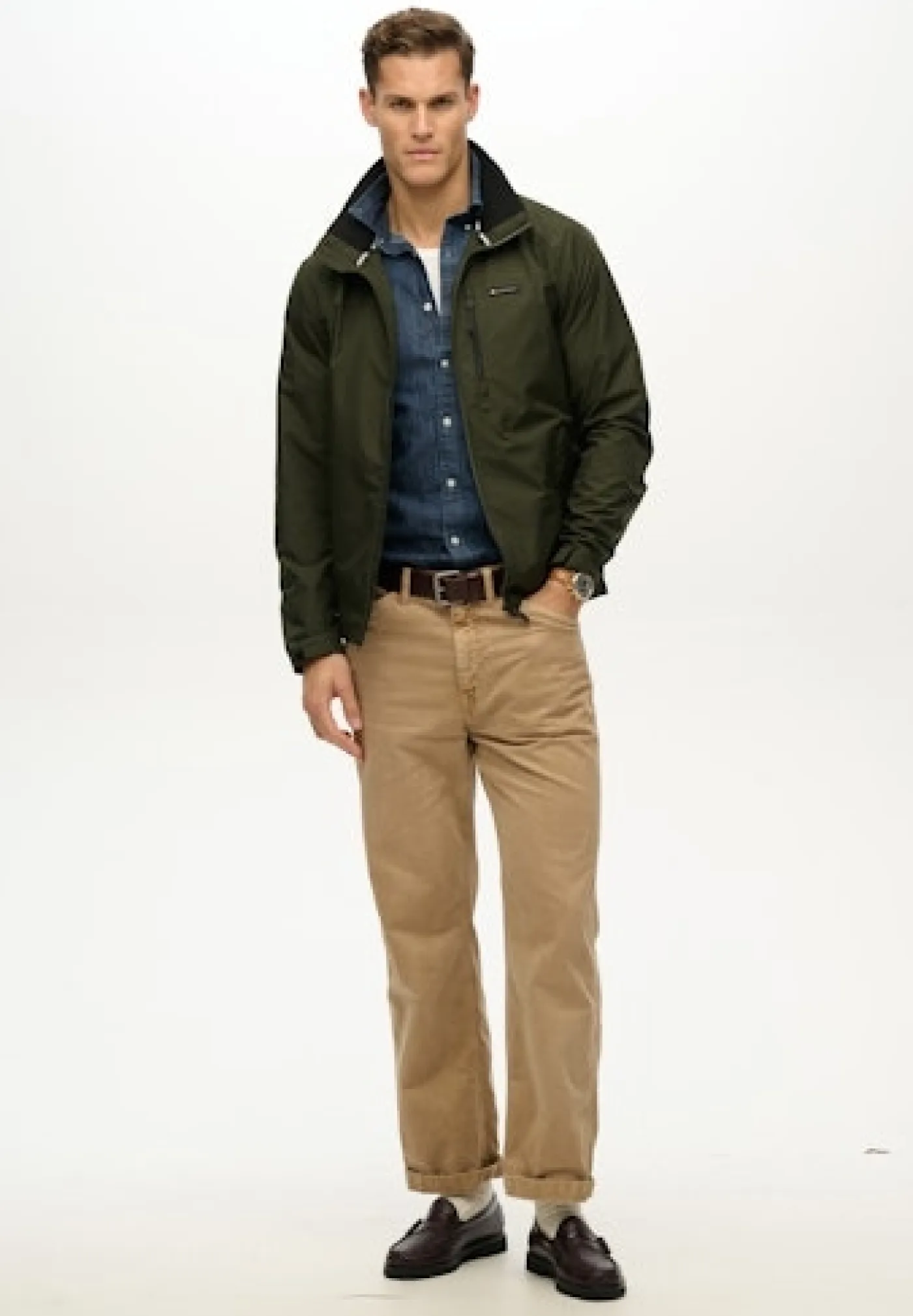 Jacke mit Stehkragen