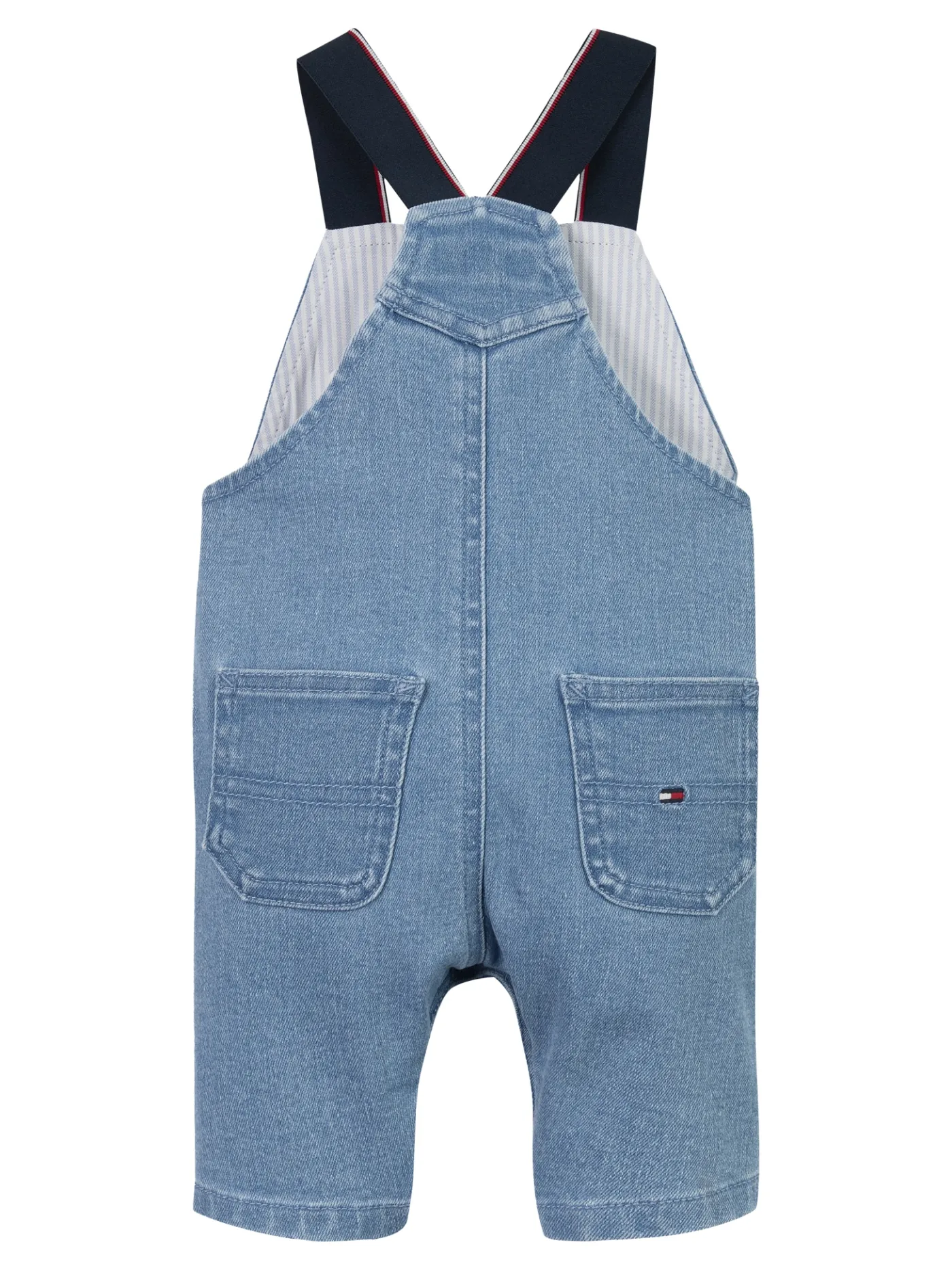 Jeans-Latzhose mit Kontrast-Träger