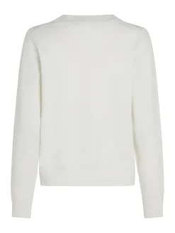 Jersey-Cardigan mit Rundhalsausschnitt