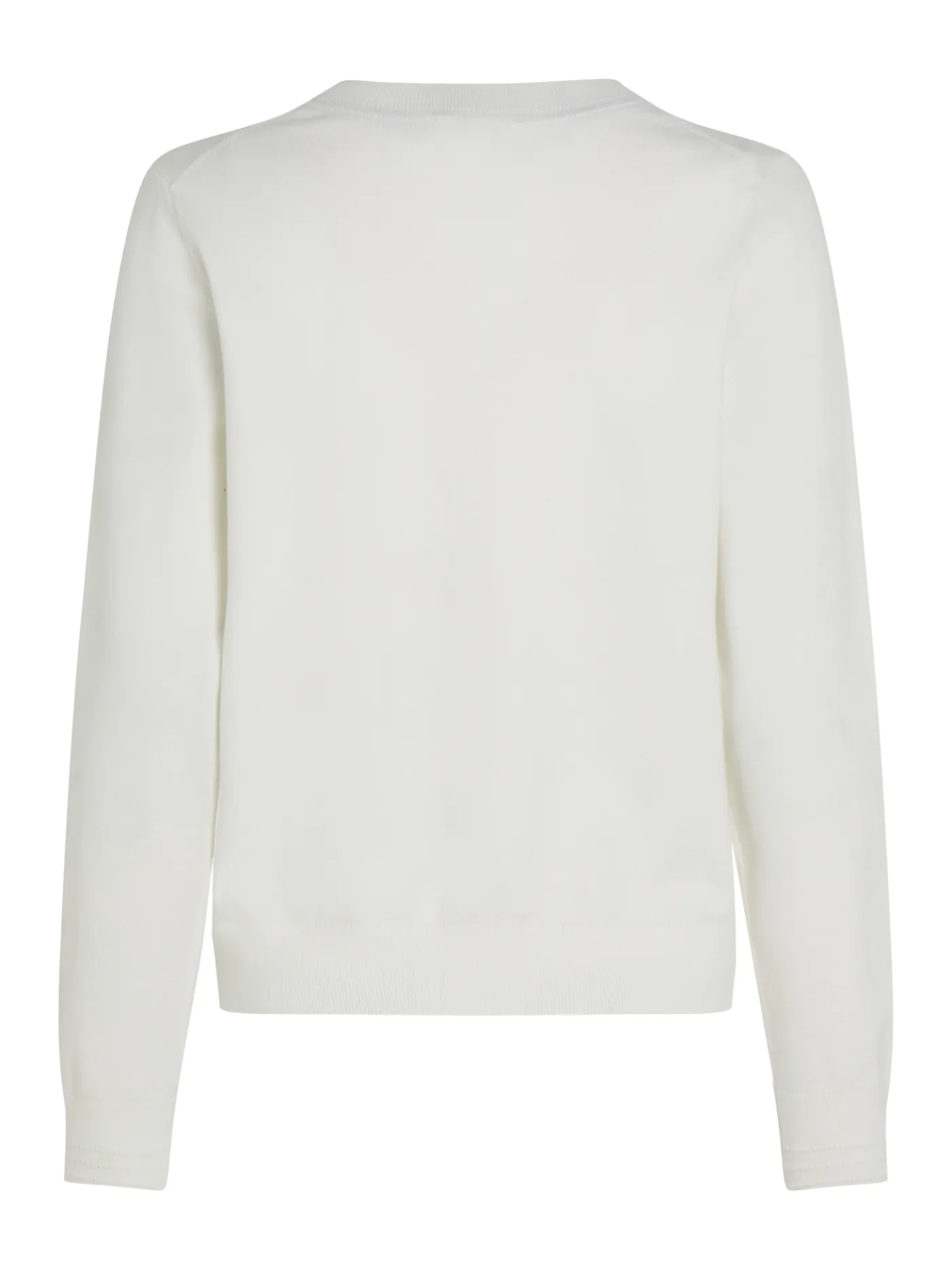 Jersey-Cardigan mit Rundhalsausschnitt