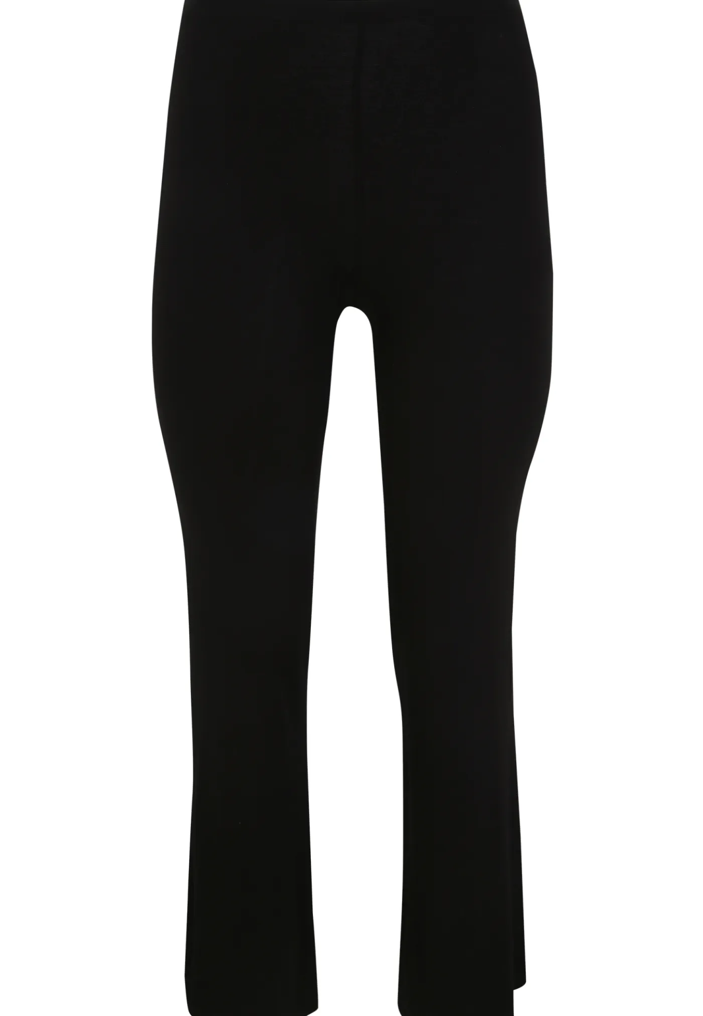 Jerseyhose mit Gummibund und geradem Bein