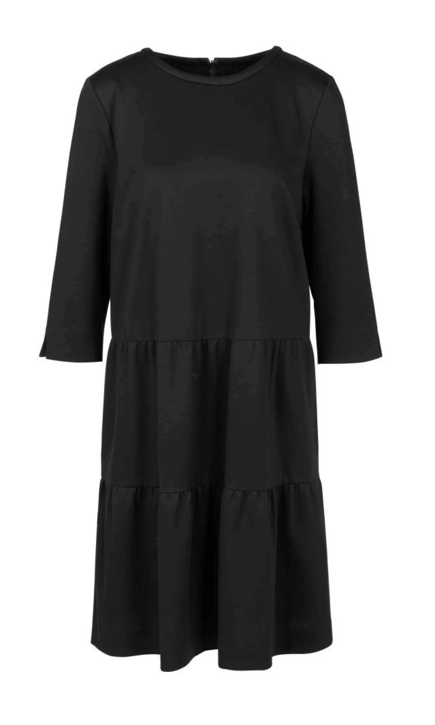 Jerseykleid mit Stufenvolants