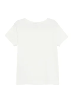 Jersey-T-Shirt mit dezentem Logoprint