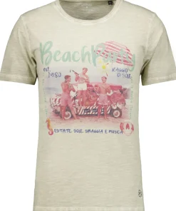 Jersey-T-Shirt mit Print