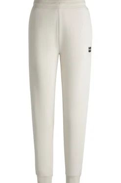 Jogginghose aus Baumwoll-Terry mit Stack-Logo
