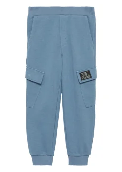 Jogpants aus Sweat mit Cargotaschen