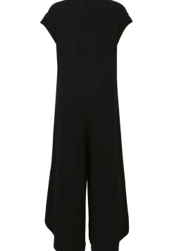Jumpsuit aus Jersey mit Strass-Reißverschluss