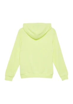 Kapuzen-Sweatshirt aus Baumwollmix mit Print-Details