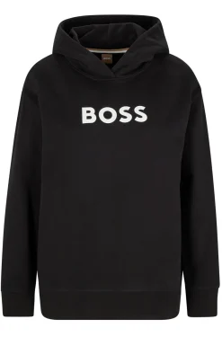 KAPUZEN-SWEATSHIRT Edelight AUS BAUMWOLLE-TERRY MIT KONTRASTIERENDEM LOGO