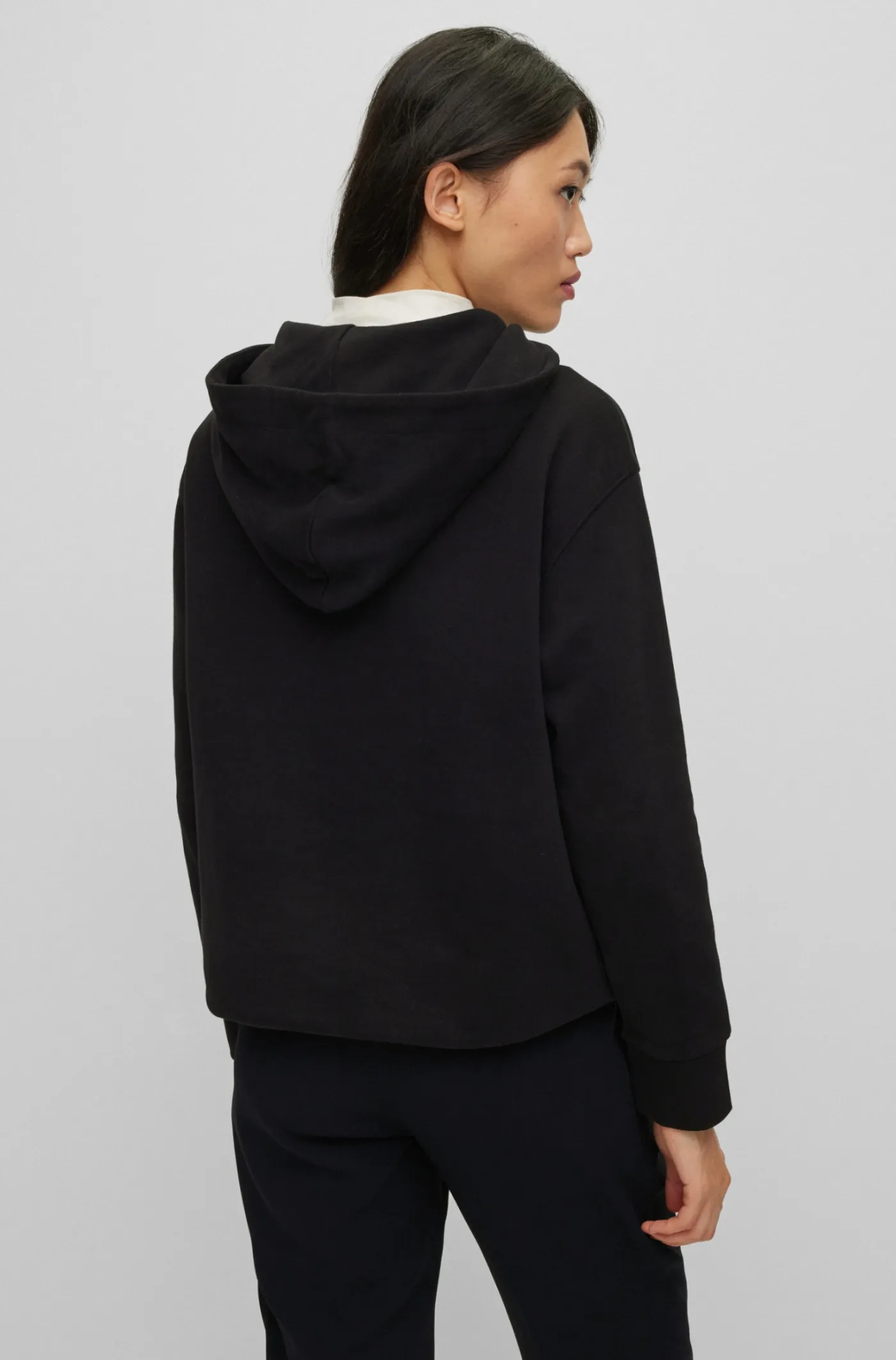 KAPUZEN-SWEATSHIRT Edelight AUS BAUMWOLLE-TERRY MIT KONTRASTIERENDEM LOGO