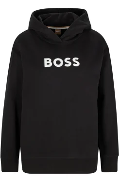 KAPUZEN-SWEATSHIRT Edelight AUS BAUMWOLLE-TERRY MIT KONTRASTIERENDEM LOGO