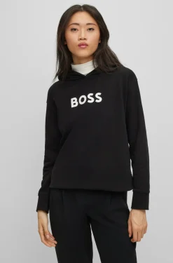 KAPUZEN-SWEATSHIRT Edelight AUS BAUMWOLLE-TERRY MIT KONTRASTIERENDEM LOGO