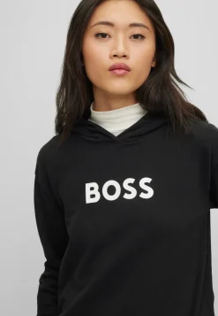 KAPUZEN-SWEATSHIRT Edelight AUS BAUMWOLLE-TERRY MIT KONTRASTIERENDEM LOGO