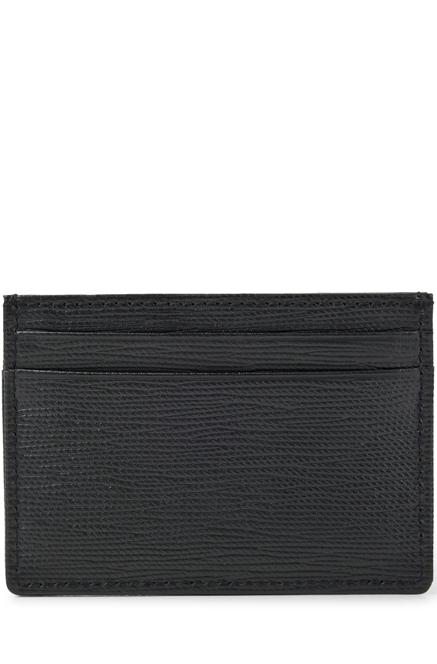 KARTENETUI AUS ITALIENISCHEM LEDER MIT LOGO-APPLIKATION GalleryA_S card