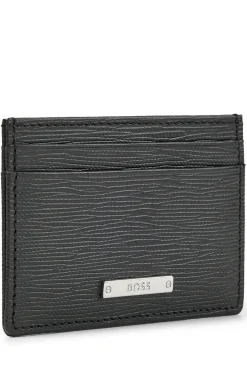 KARTENETUI AUS ITALIENISCHEM LEDER MIT LOGO-APPLIKATION GalleryA_S card