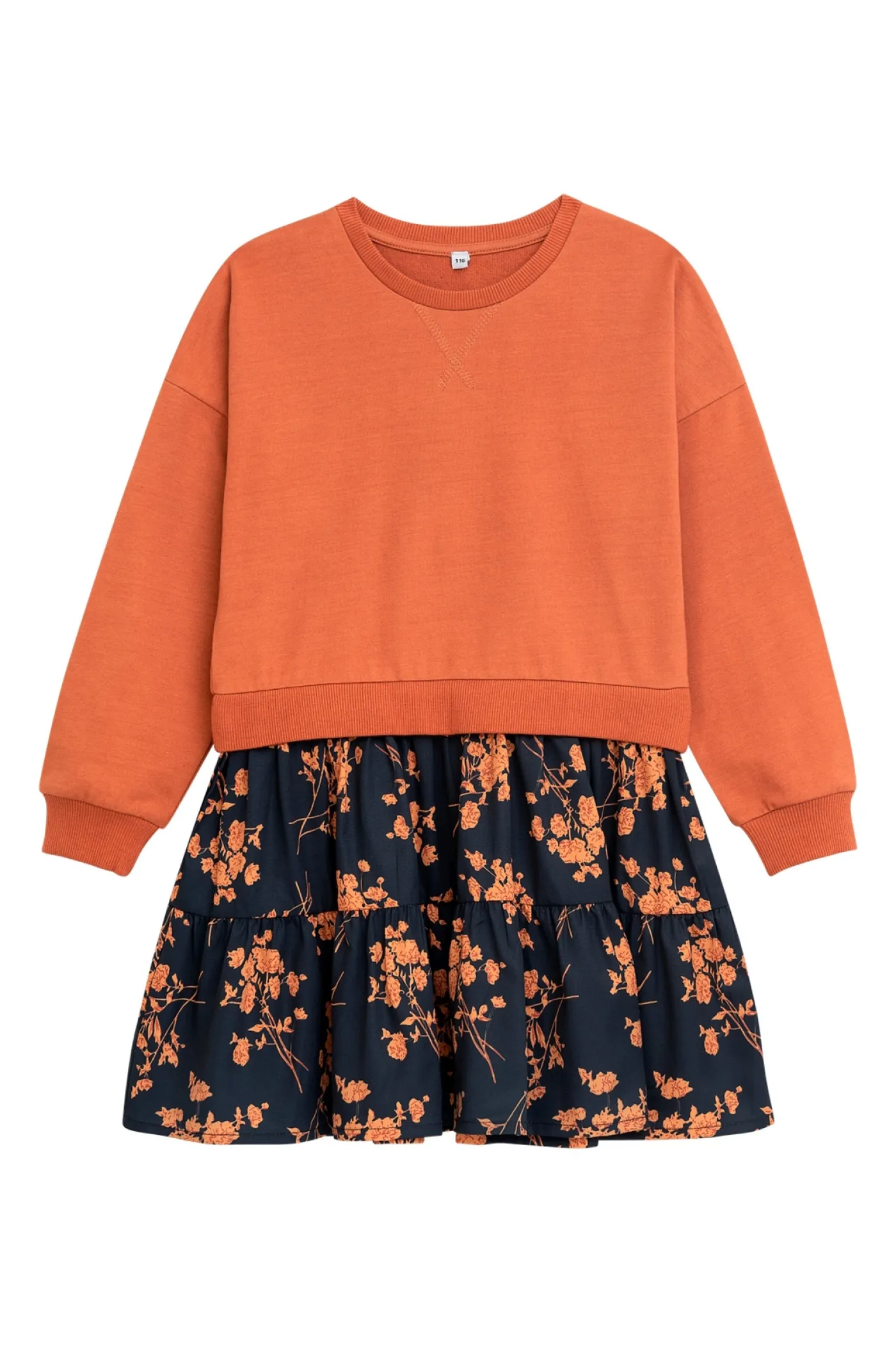 Kleid mit Sweat Oberteil