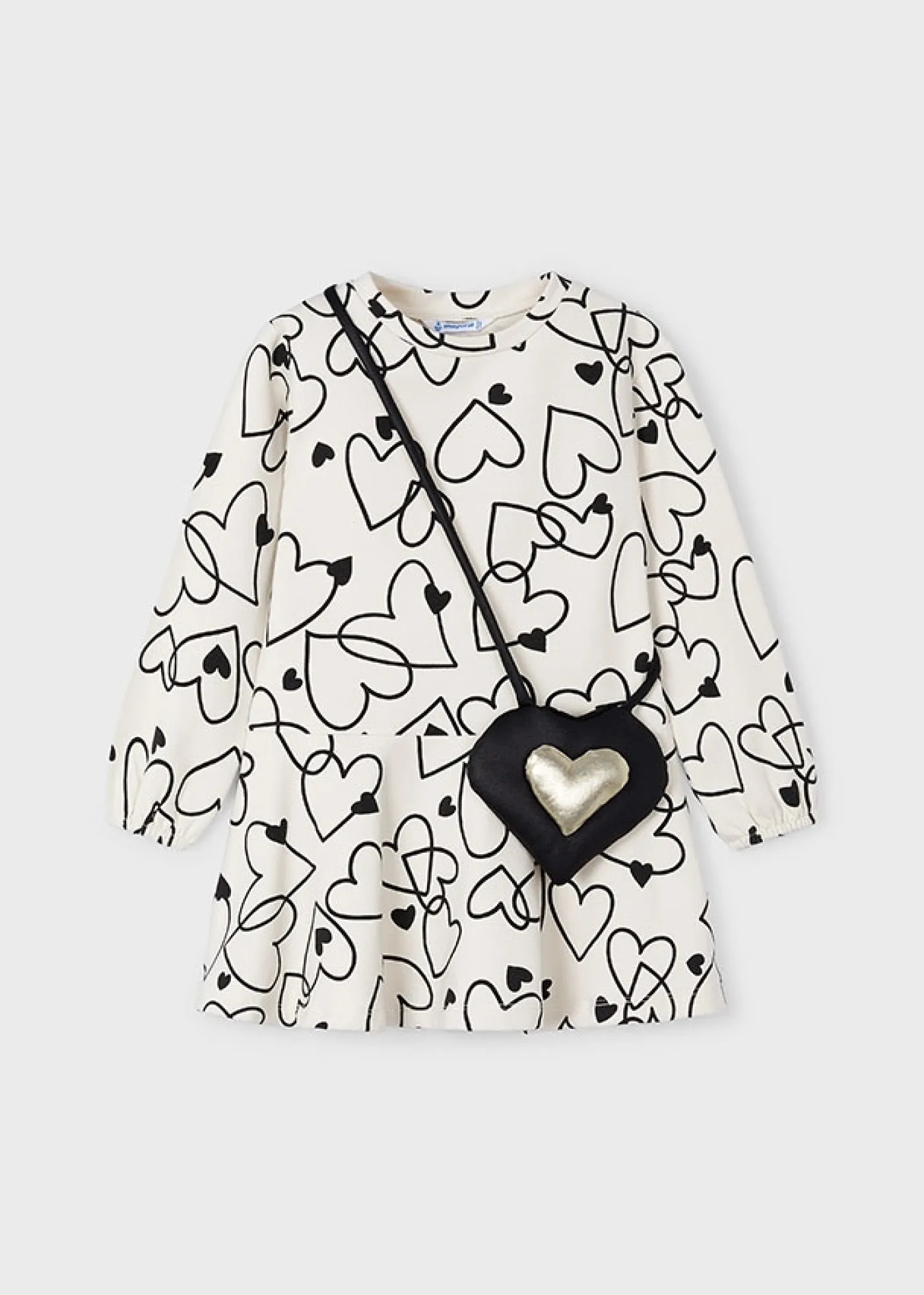 Kleid mit Tasche