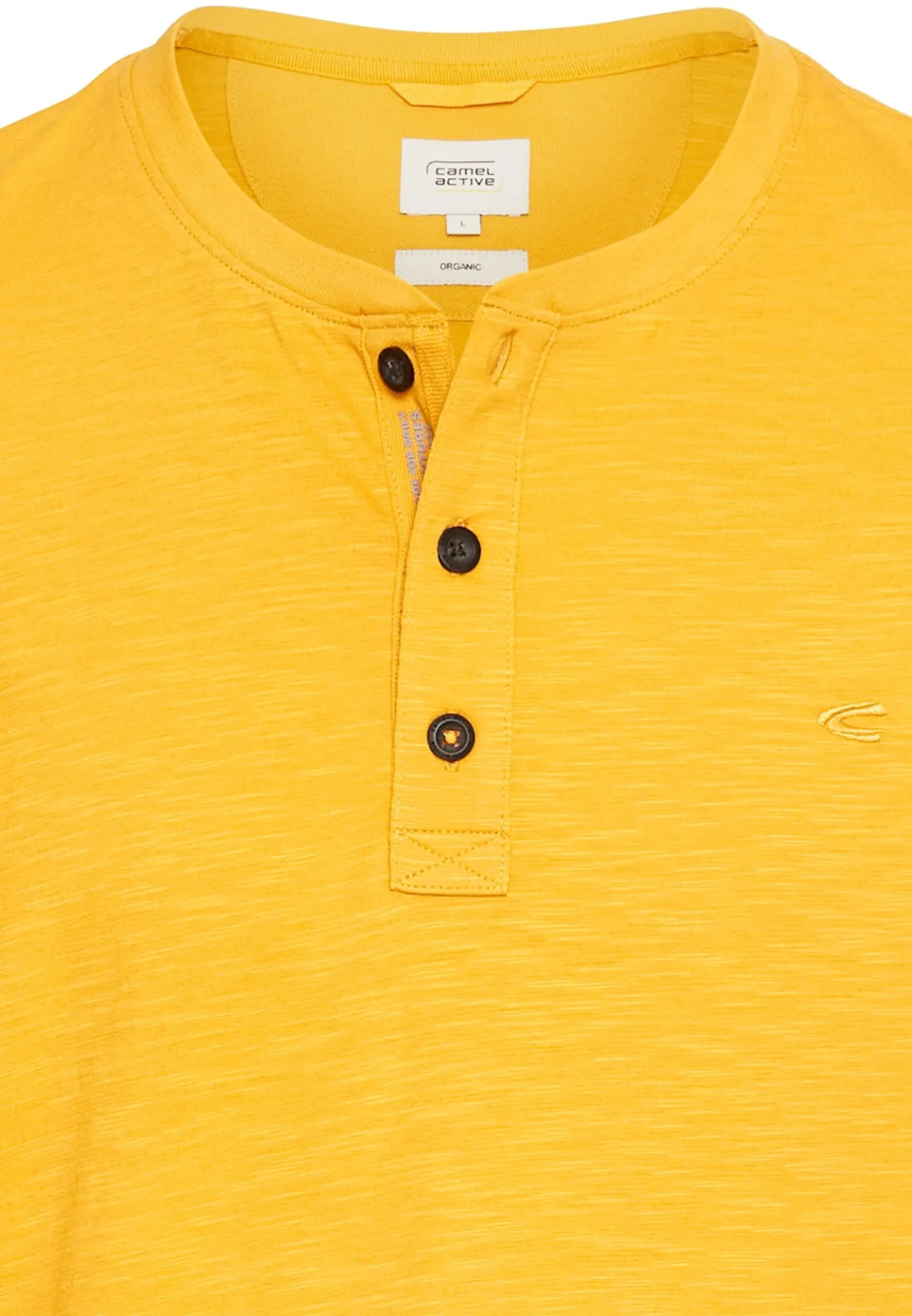 Kurzarm Henley aus Organic Cotton