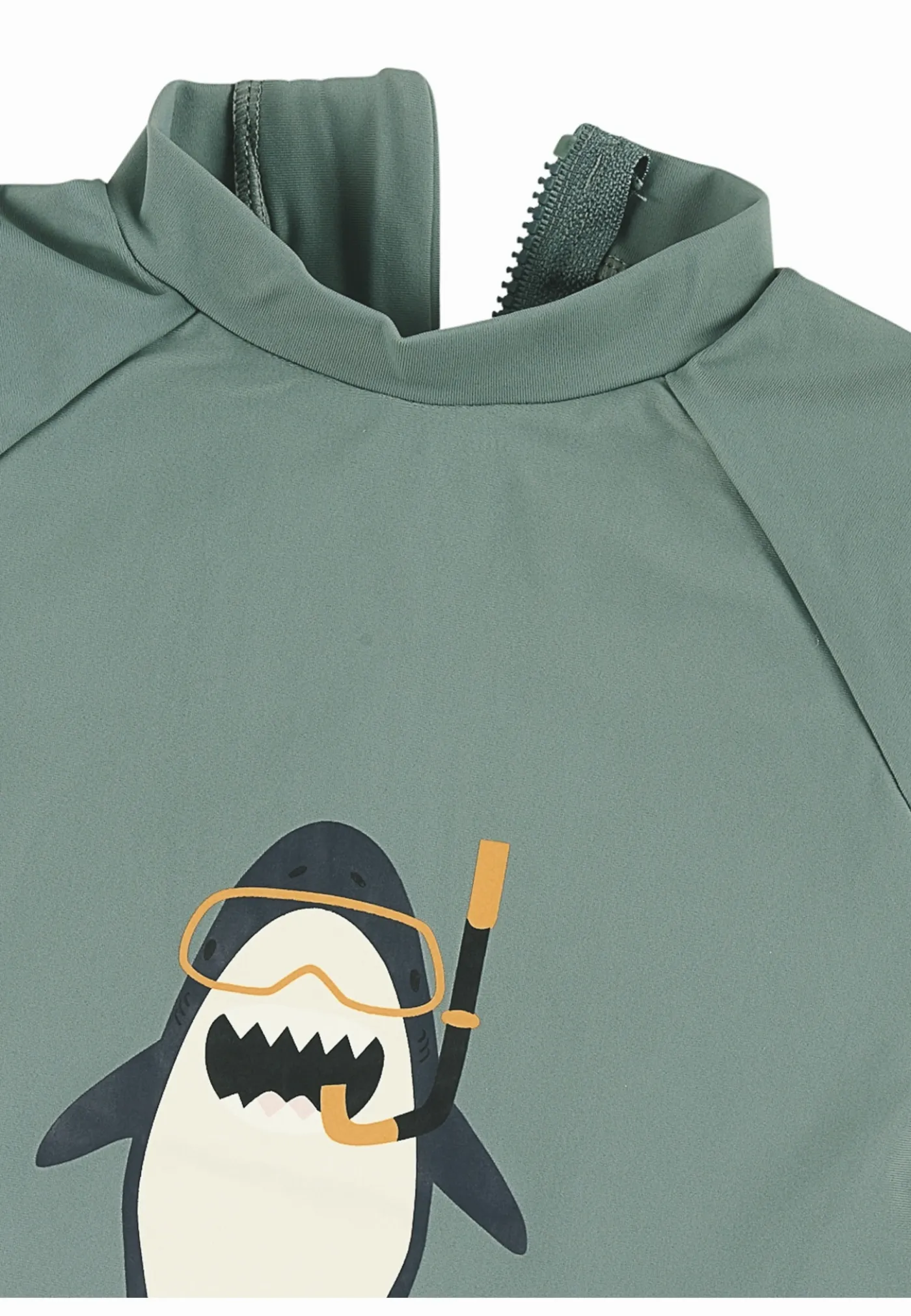 Kurzarm-Schwimmshirt Hai