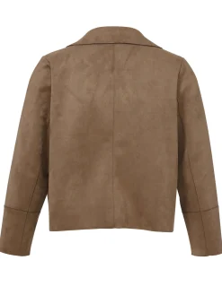 Kurze Jacke mit Revers
