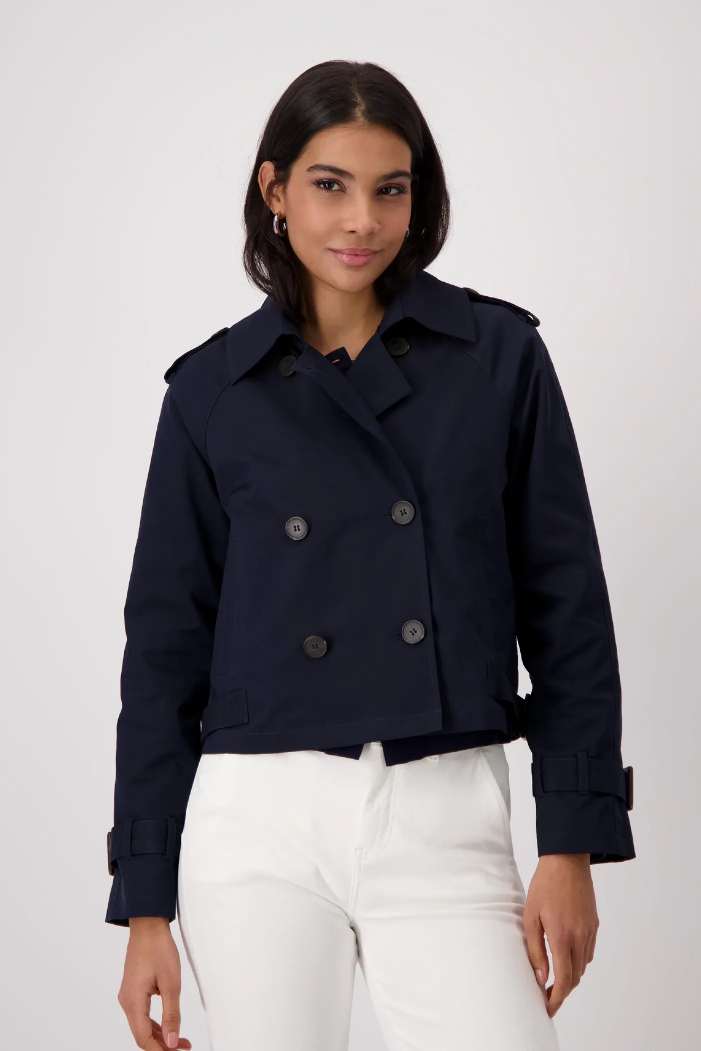 Kurze Trenchjacke