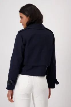 Kurze Trenchjacke