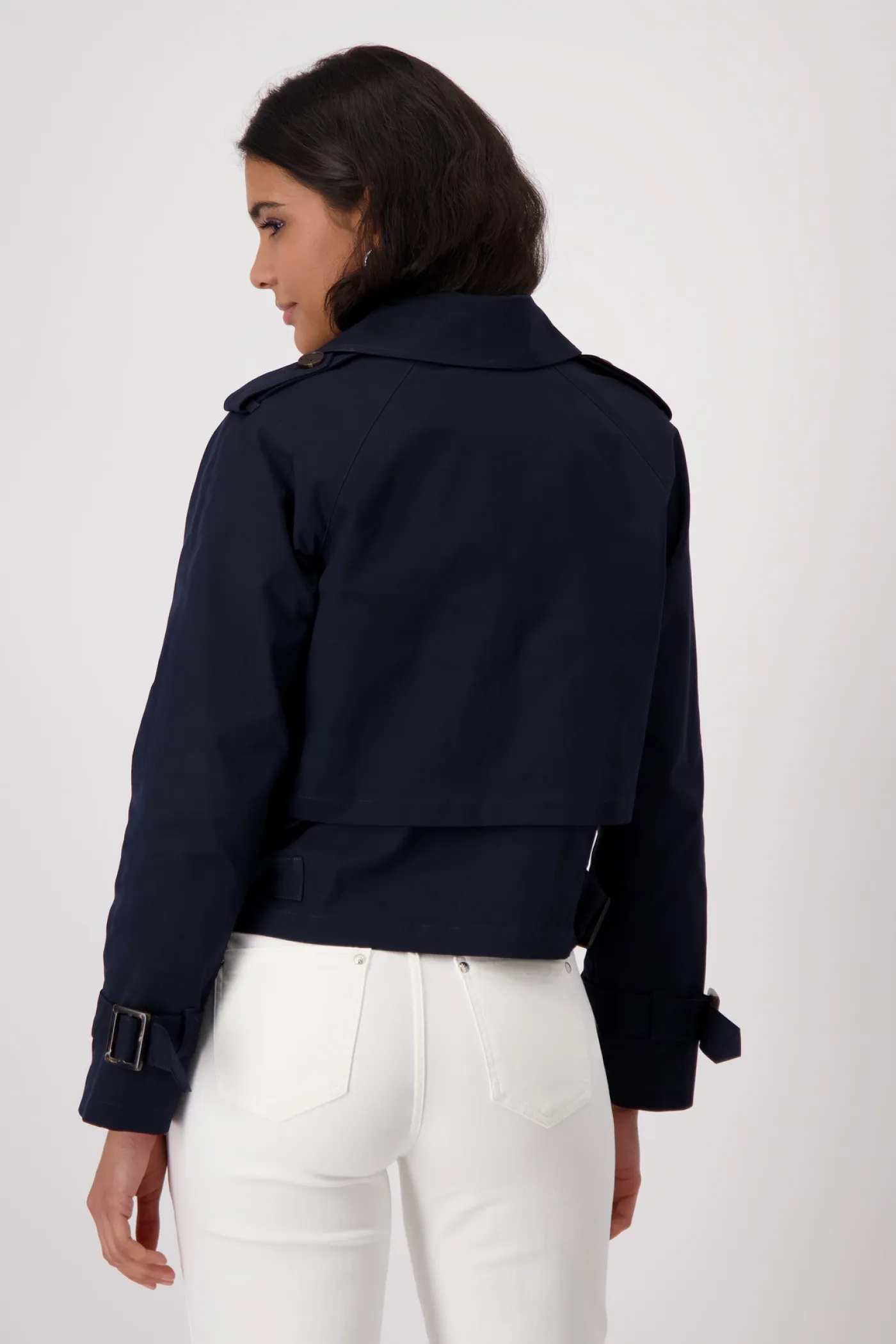 Kurze Trenchjacke