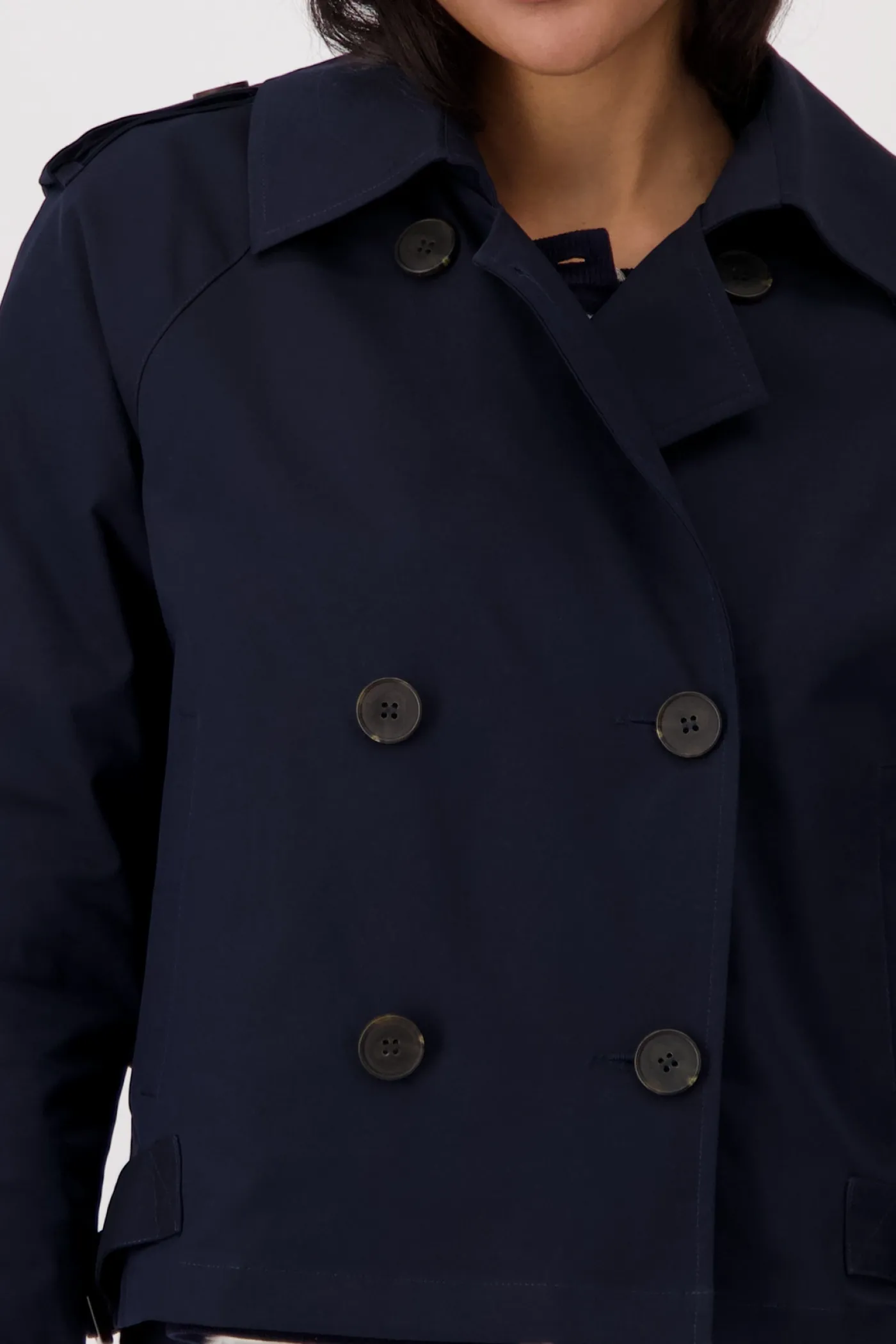 Kurze Trenchjacke