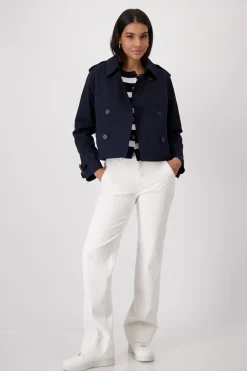 Kurze Trenchjacke