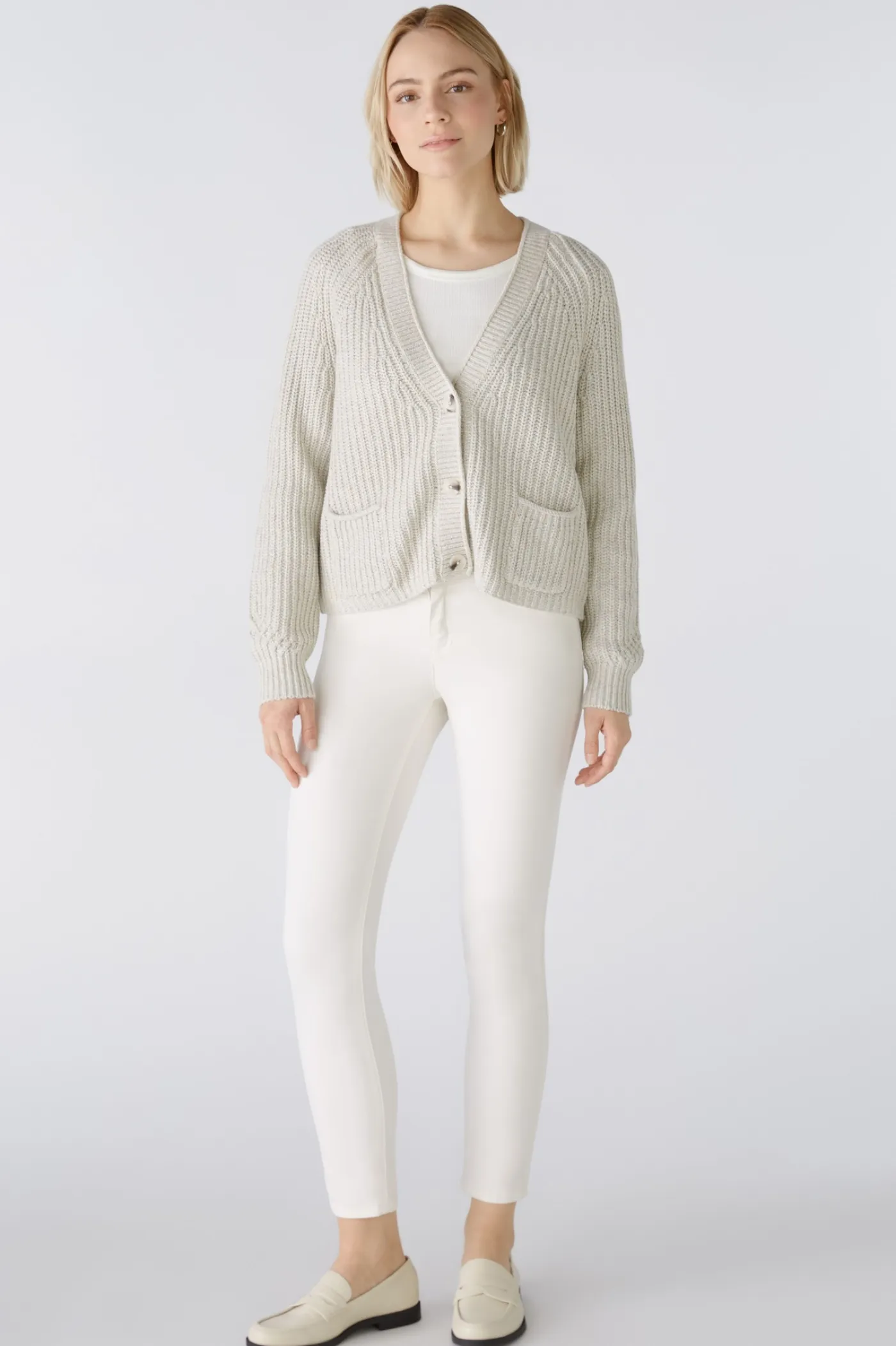 LAFONYA Strickjacke Baumwollmischung