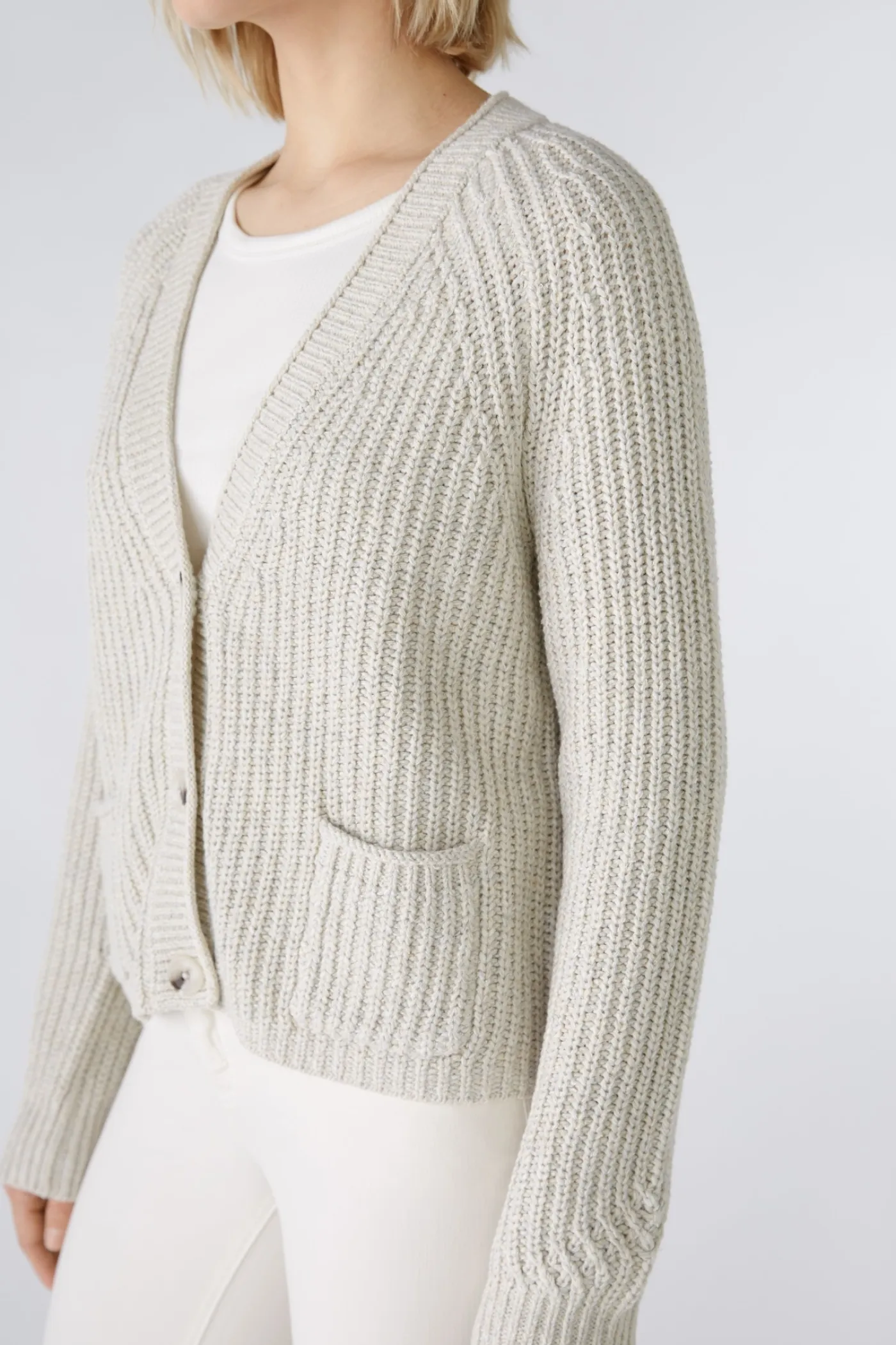 LAFONYA Strickjacke Baumwollmischung