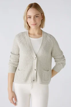 LAFONYA Strickjacke Baumwollmischung