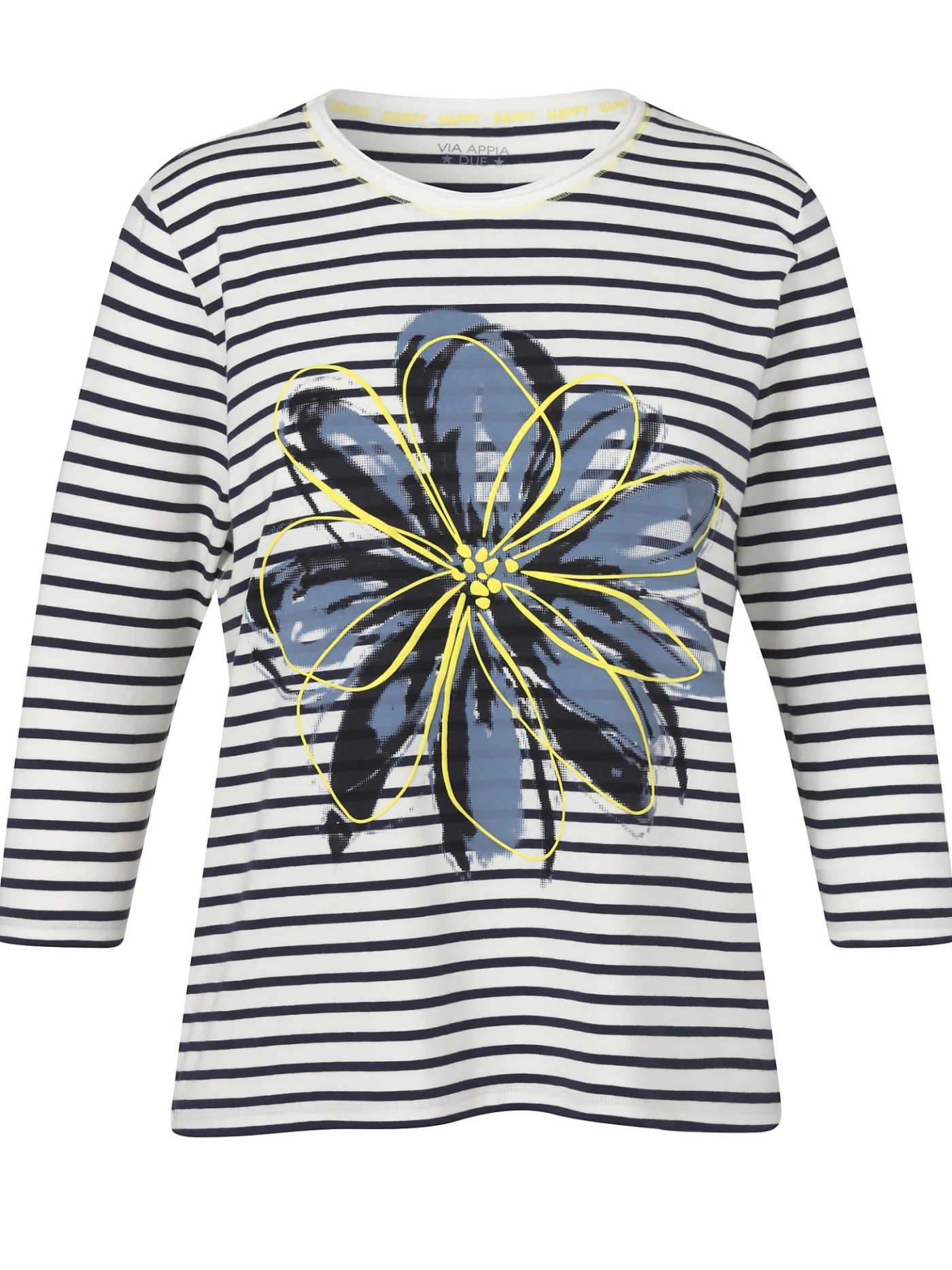 Langarmshirt mit Rundhals