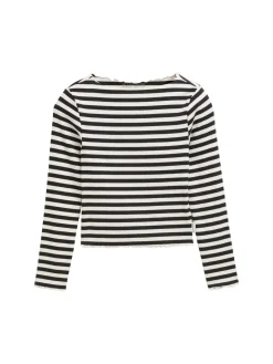 Langarmshirt mit Streifenmuster