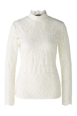 Langarmshirt halbtransparent