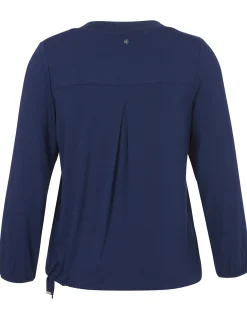 Langarm-Shirt mit Geschmücktem Front-Motiv