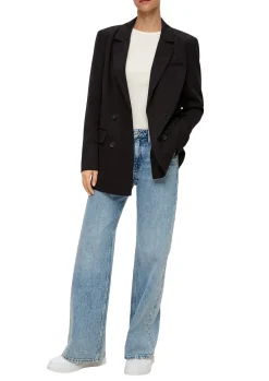 Langarmshirt mit Rippstruktur