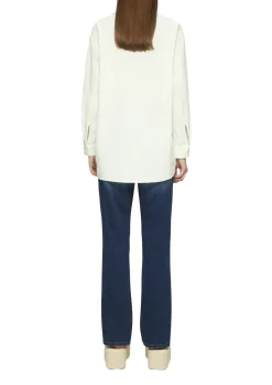 Lange Hemdbluse