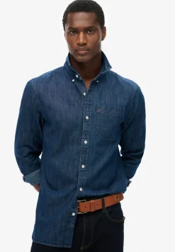 Langärmeliges Essential Jeanshemd