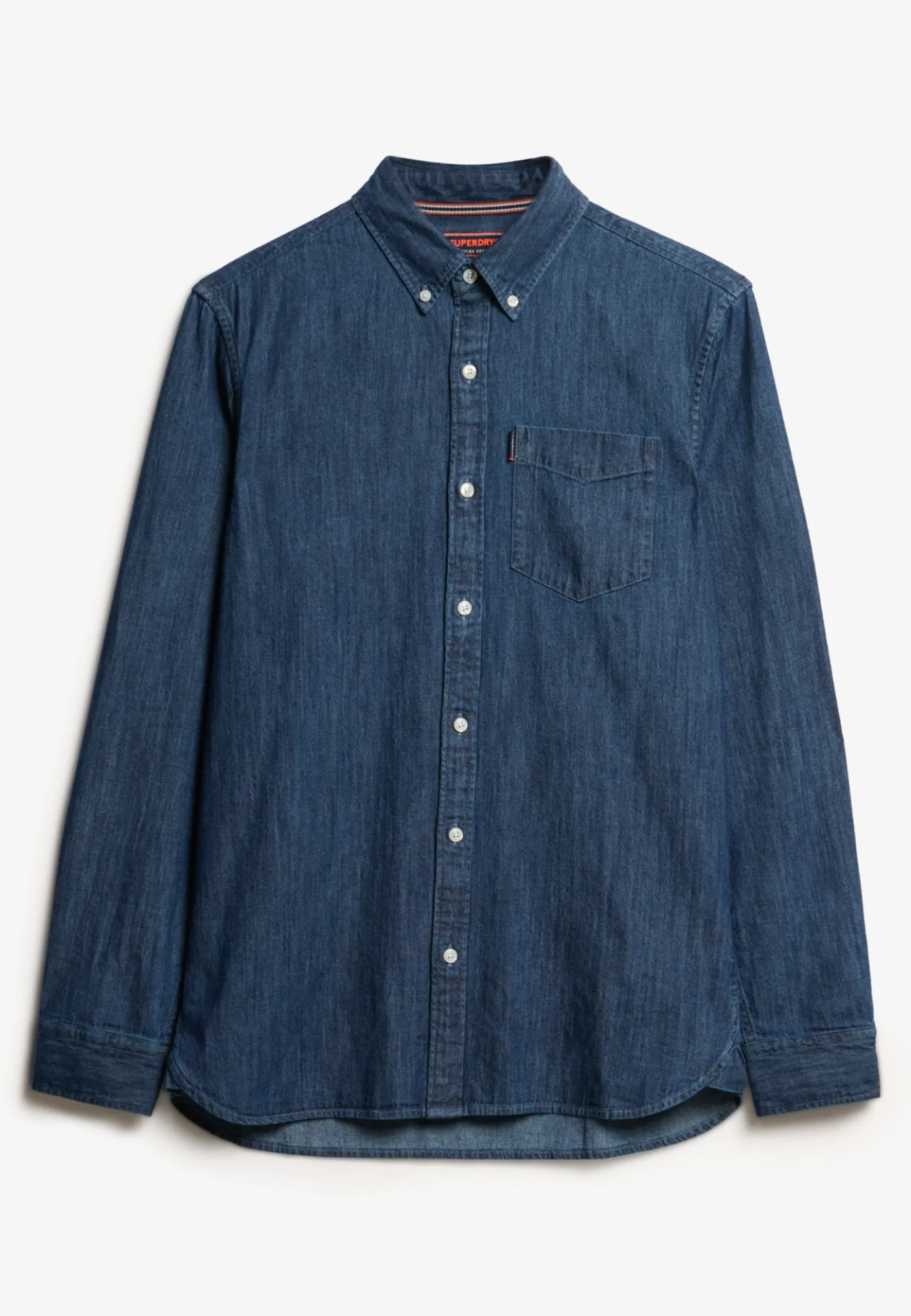 Langärmeliges Essential Jeanshemd