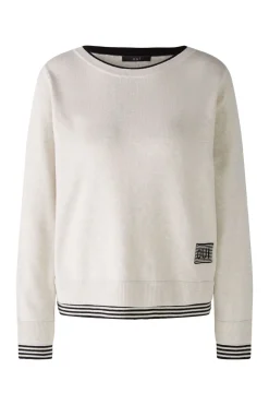 LEEZA Pullover reine Baumwolle
