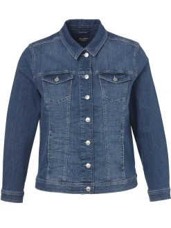 Leicht verwaschene Jeansjacke