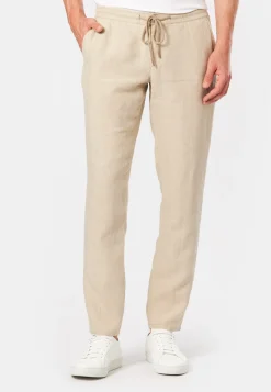 Leinenhose mit Kordelzug
