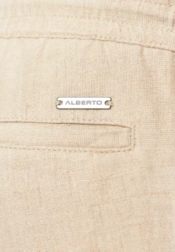 Leinenhose mit Kordelzug