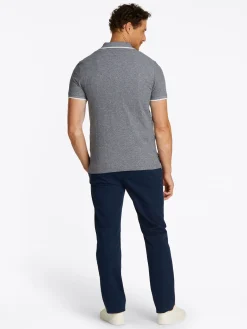 Leinenmix Poloshirt