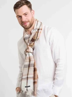 Leinen Schal