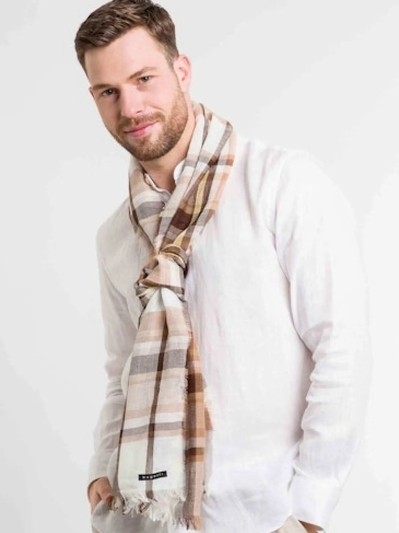 Leinen Schal